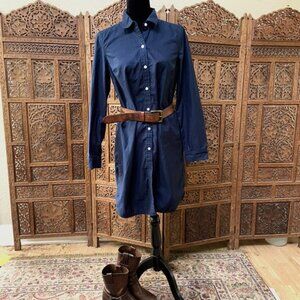 Tommy Hilfiger Navy Blue Shirt Dress. Size M.
